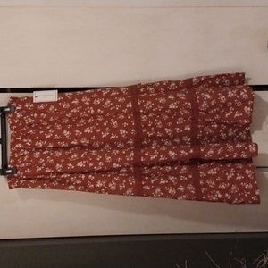 No Comment floral maxi skirt. Juniors Size large. NWT